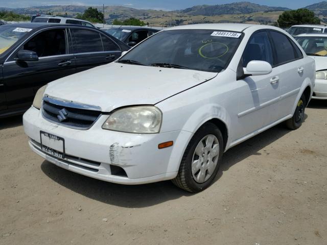 KL5JD56Z66K393968 - 2006 SUZUKI FORENZA WHITE photo 2