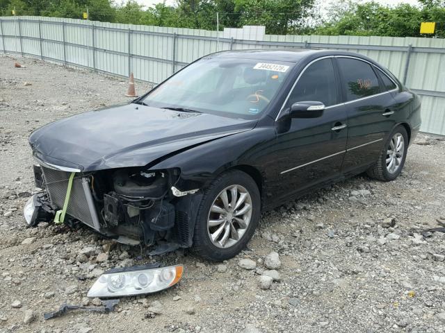 KMHFC46FX8A264350 - 2008 HYUNDAI AZERA SE BLACK photo 2