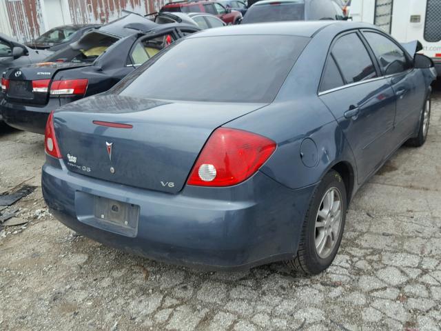1G2ZG528054182015 - 2005 PONTIAC G6 TURQUOISE photo 4