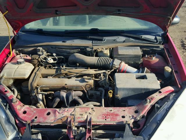 3FAFP37322R223544 - 2002 FORD FOCUS ZX5 RED photo 7