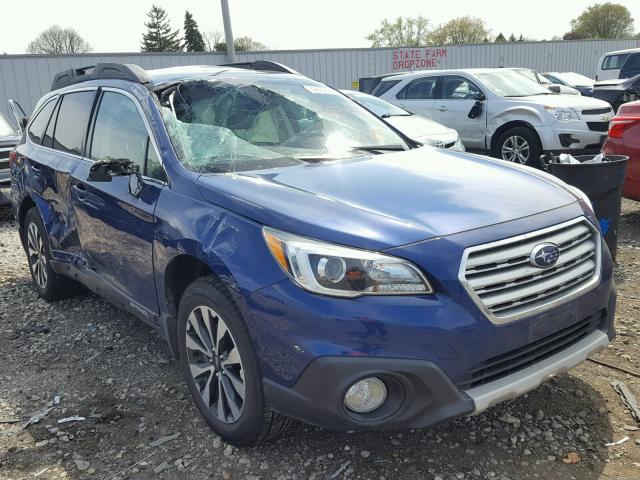 4S4BSBNC9G3227791 - 2016 SUBARU OUTBACK 2. BLUE photo 1