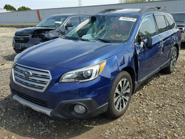 4S4BSBNC9G3227791 - 2016 SUBARU OUTBACK 2. BLUE photo 2