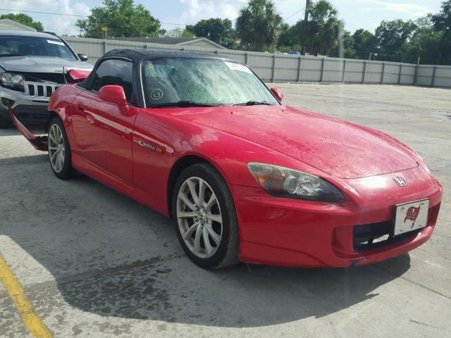 JHMAP21457S002286 - 2007 HONDA S2000 RED photo 1