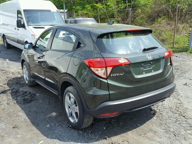 3CZRU6H39GM731914 - 2016 HONDA HR-V LX GREEN photo 3