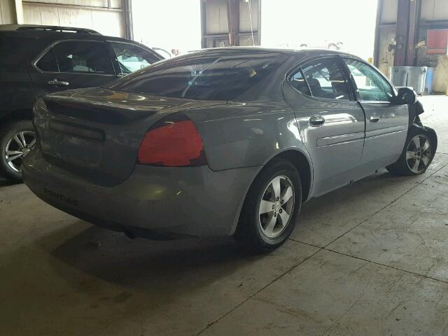2G2WP552781148180 - 2008 PONTIAC GRAND PRIX GRAY photo 4