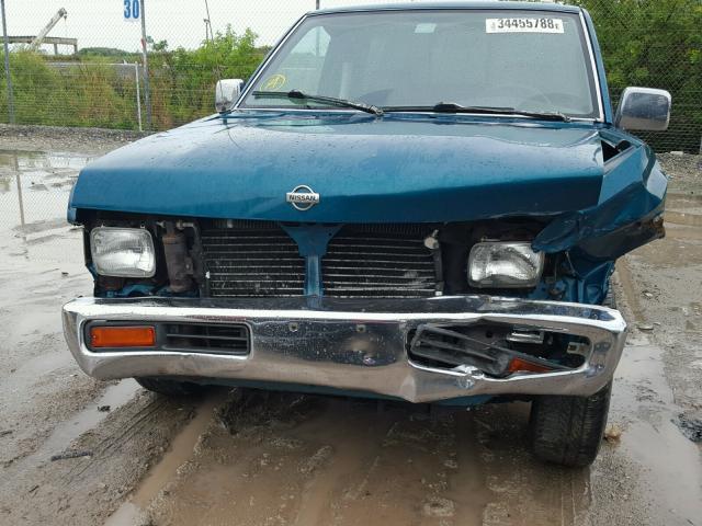 1N6SD11S5VC429141 - 1997 NISSAN TRUCK BASE GREEN photo 9