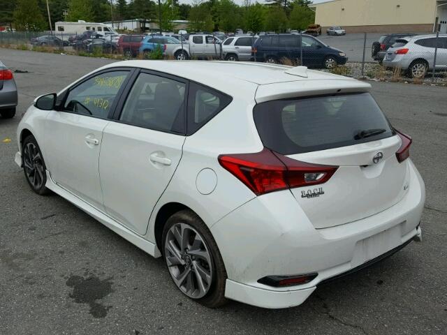 JTNKARJE5GJ516889 - 2016 TOYOTA SCION IM WHITE photo 3