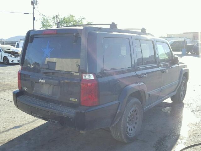1J8HH48N18C230801 - 2008 JEEP COMMANDER BLACK photo 4