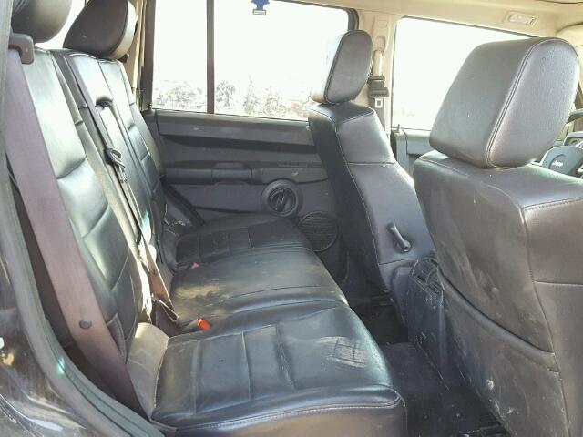 1J8HH48N18C230801 - 2008 JEEP COMMANDER BLACK photo 6