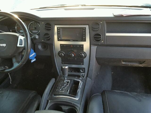 1J8HH48N18C230801 - 2008 JEEP COMMANDER BLACK photo 9