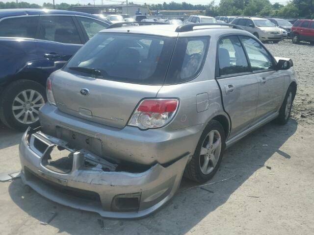 JF1GG61607H818491 - 2007 SUBARU IMPREZA 2. SILVER photo 4