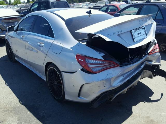 WDDSJ5CB9EN071357 - 2014 MERCEDES-BENZ CLA 45 AMG GRAY photo 3