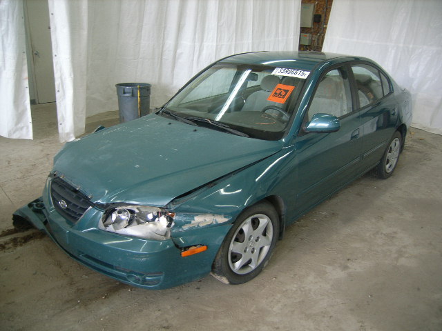 KMHDN46D16U343076 - 2006 HYUNDAI ELANTRA GL GREEN photo 2