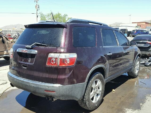 1GKER23798J161683 - 2008 GMC ACADIA SLT იასამნისფერი ფოტო 4