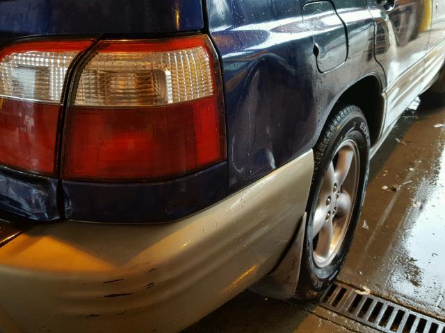 JF1SF65571H714375 - 2001 SUBARU FORESTER S BLUE photo 9