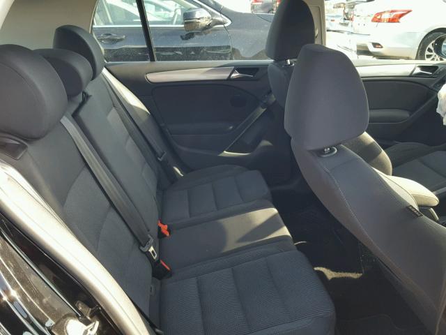 WVWDB7AJ5DW136669 - 2013 VOLKSWAGEN GOLF BLACK photo 6