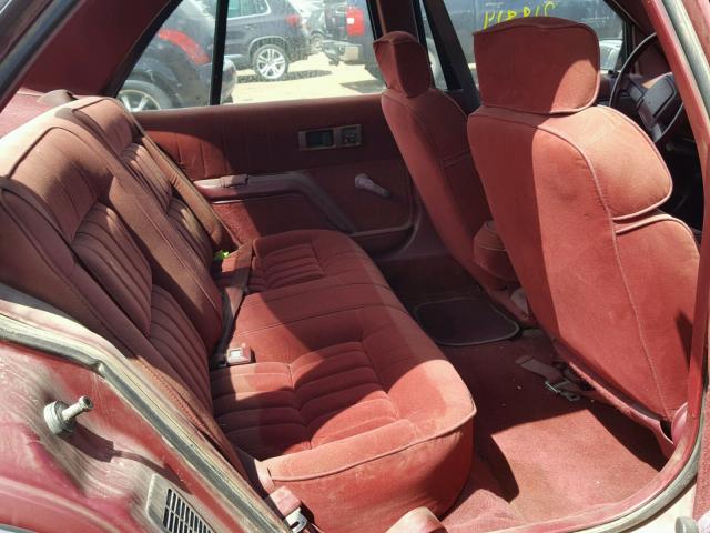 2G1WL54T8L1120634 - 1990 CHEVROLET LUMINA MAROON photo 6