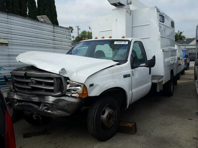 1FDXF46S2YED34070 - 2000 FORD F450 SUPER WHITE photo 2