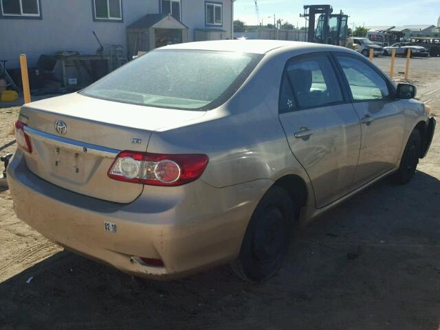 2T1BU4EE5BC537867 - 2011 TOYOTA COROLLA GOLD photo 4