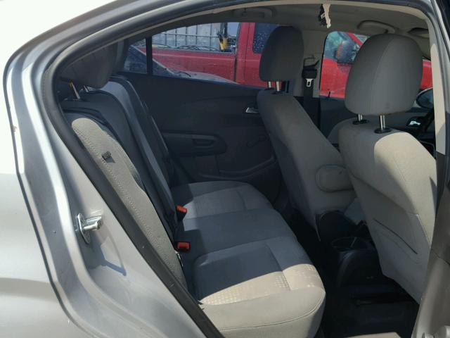 1G1JA5SH4D4229158 - 2013 CHEVROLET SONIC LS 银色 照片 6