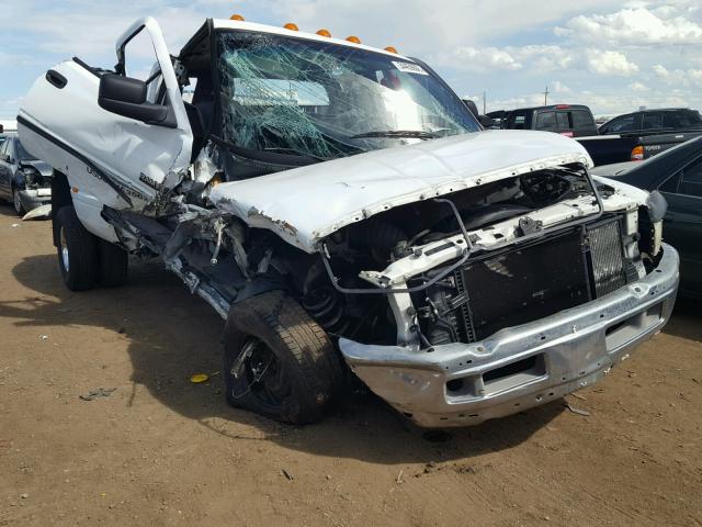 1B7MF33641J287646 - 2001 DODGE RAM 3500 WHITE photo 1