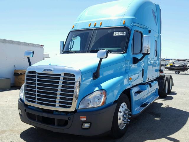 1FUJGLBG7ASAP7106 - 2010 FREIGHTLINER CASCADIA 1 BLUE photo 2