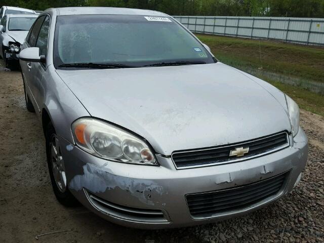 2G1WT58K169180407 - 2006 CHEVROLET IMPALA LT SILVER photo 1