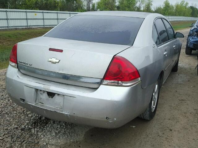 2G1WT58K169180407 - 2006 CHEVROLET IMPALA LT SILVER photo 4