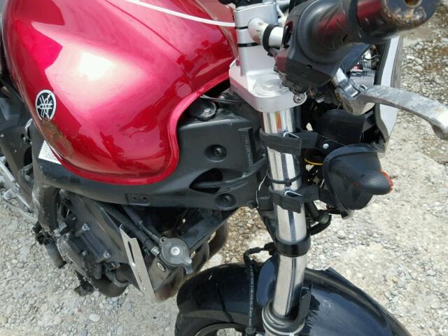 JYARJ08E66A008414 - 2006 YAMAHA FZ6 S RED photo 10