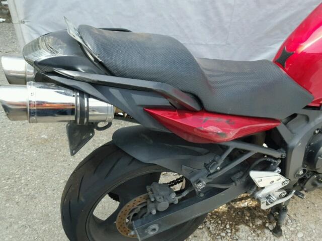 JYARJ08E66A008414 - 2006 YAMAHA FZ6 S RED photo 6