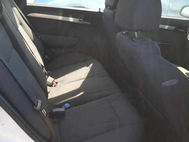 KL1TD5DE3BB245765 - 2011 CHEVROLET AVEO LS WHITE photo 6