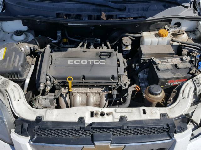 KL1TD5DE3BB245765 - 2011 CHEVROLET AVEO LS WHITE photo 7