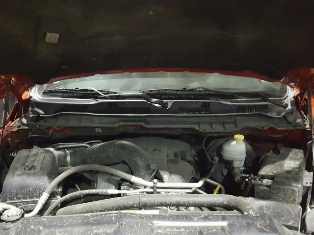 1C6RR7YT2FS751108 - 2015 RAM 1500 REBEL წითელი ფოტო 7