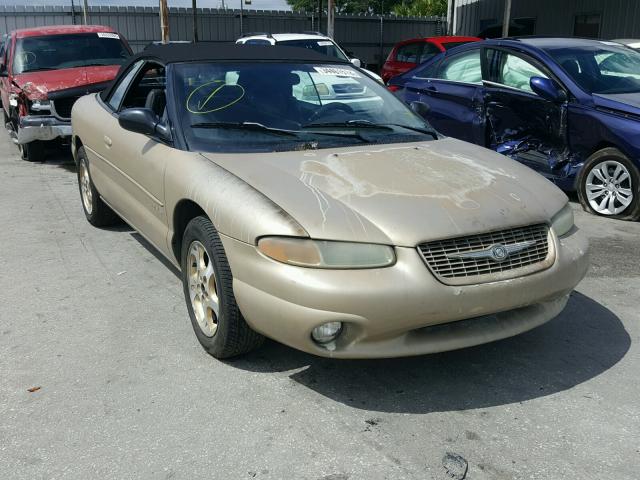 3C3EL55H0YT226261 - 2000 CHRYSLER SEBRING JX GOLD photo 1