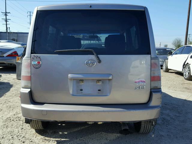 JTLKT324764031866 - 2006 TOYOTA SCION XB ვერცხლისფერი ფოტო 9