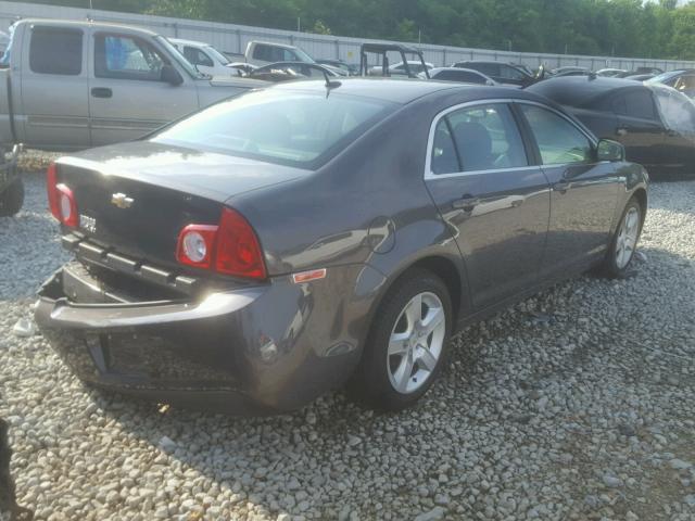 1G1ZB5E17BF336544 - 2011 CHEVROLET MALIBU LS ნაცრისფერი ფოტო 4