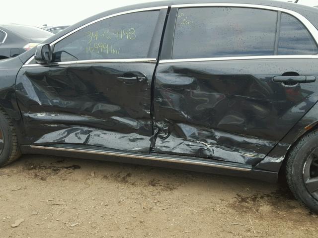 1G1ZC5E13BF374995 - 2011 CHEVROLET MALIBU 1LT შავი ფოტო 10