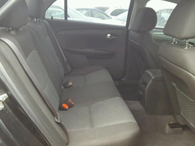 1G1ZC5E13BF374995 - 2011 CHEVROLET MALIBU 1LT შავი ფოტო 6