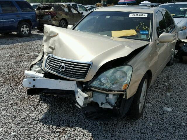 JTHBN30F030101431 - 2003 LEXUS LS 430 GOLD photo 2