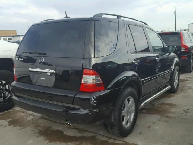 4JGAB75E93A385046 - 2003 MERCEDES-BENZ ML 500 BLACK photo 4