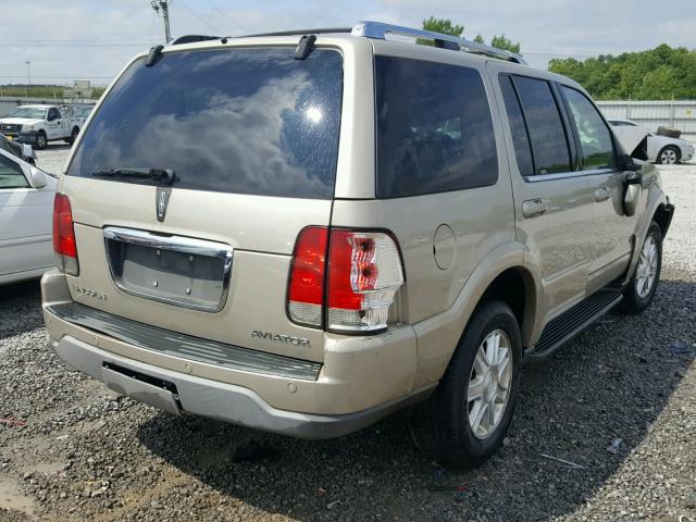 5LMEU68H64ZJ17681 - 2004 LINCOLN AVIATOR BEIGE photo 4