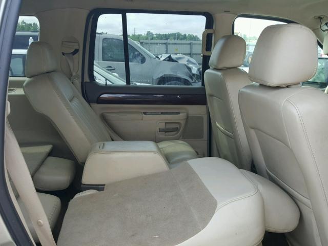 5LMEU68H64ZJ17681 - 2004 LINCOLN AVIATOR BEIGE photo 6