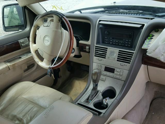 5LMEU68H64ZJ17681 - 2004 LINCOLN AVIATOR BEIGE photo 9