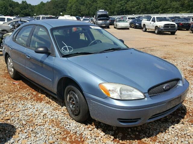 1FAFP53U46A214161 - 2006 FORD TAURUS SE BLUE photo 1