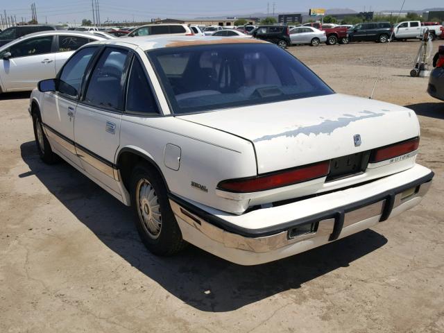 2G4WD54L9M1825718 - 1991 BUICK REGAL LIMI WHITE photo 3