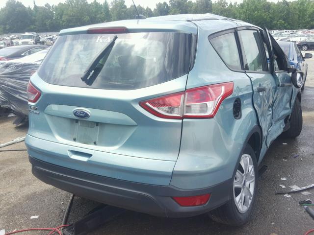 1FMCU0F79DUA97781 - 2013 FORD ESCAPE S BLUE photo 4