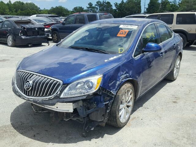 1G4PR5SK0E4174632 - 2014 BUICK VERANO BLUE photo 2