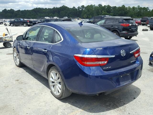 1G4PR5SK0E4174632 - 2014 BUICK VERANO BLUE photo 3