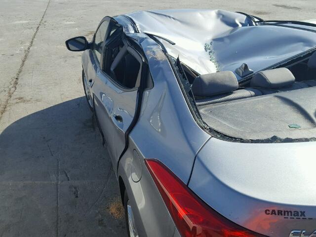 KMHDH4AE6DU529779 - 2013 HYUNDAI ELANTRA GL GRAY photo 10