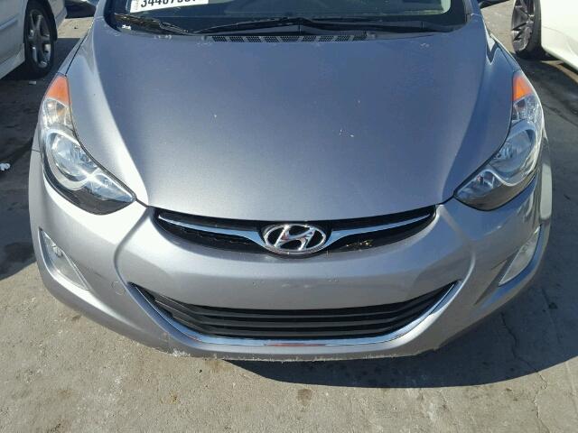 KMHDH4AE6DU529779 - 2013 HYUNDAI ELANTRA GL GRAY photo 7